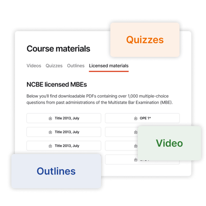 Comprehensive course material