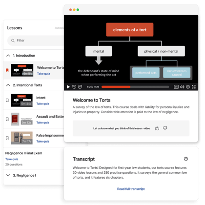On-demand prep courses