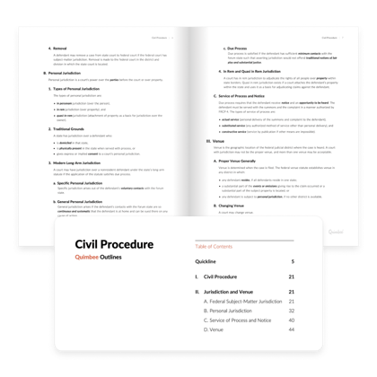 Outlines and Quicklines